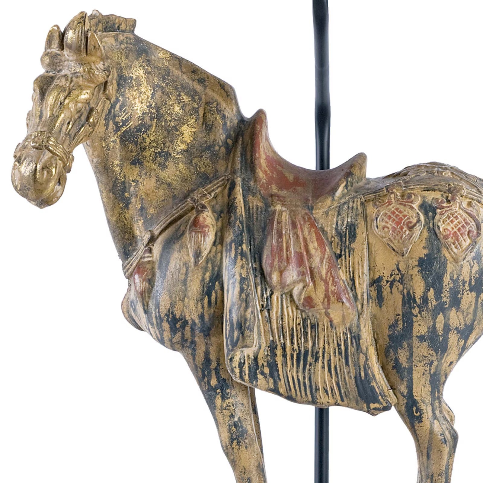Dynasty Horse Table Lamp Pair - Thumbnail 5