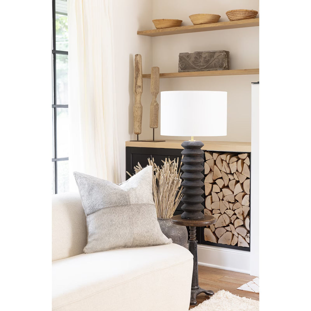 Accordion Table Lamp (Ebony).