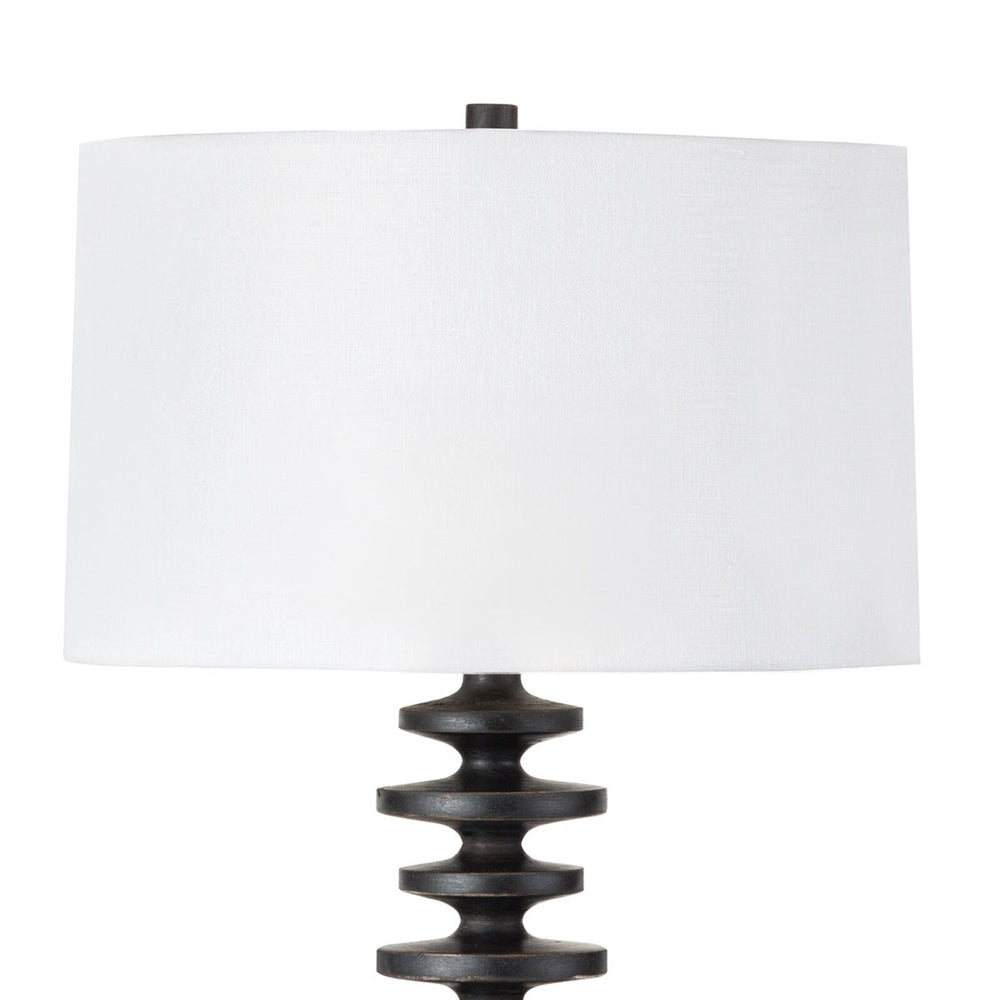 
                      
                        Fishbone Buffet Table Lamp (Ebony).
                      
                    