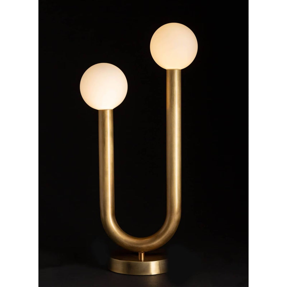Happy Table Lamp (Natural Brass)