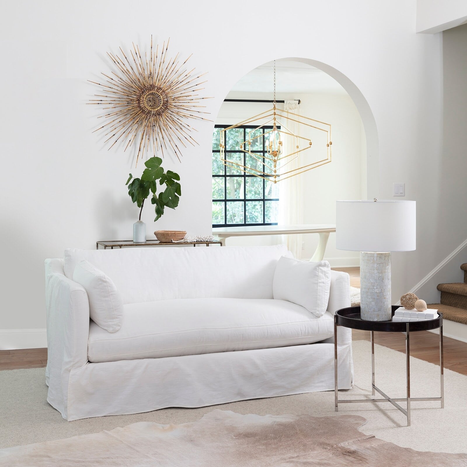 Heavenly Mother of Pearl Table Lamp - Thumbnail 4