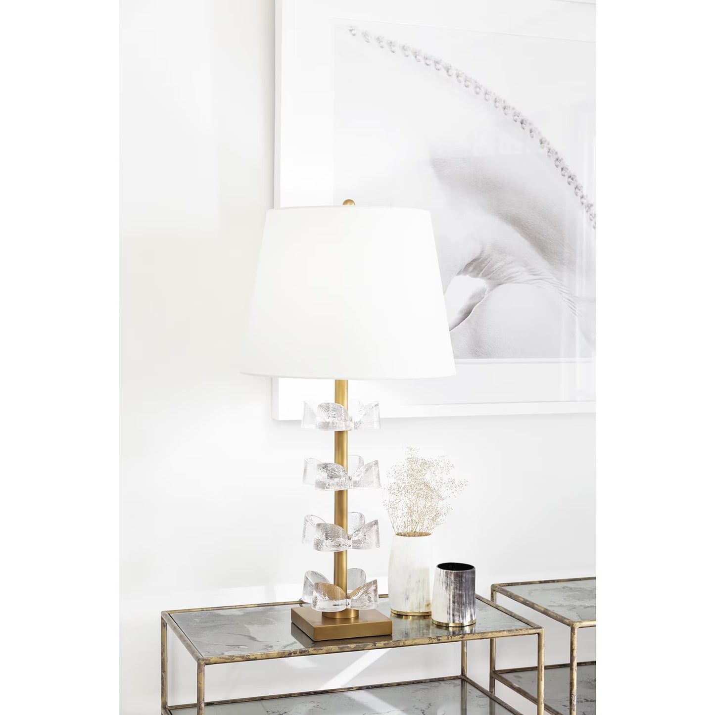 Bella Table Lamp (Natural Brass).