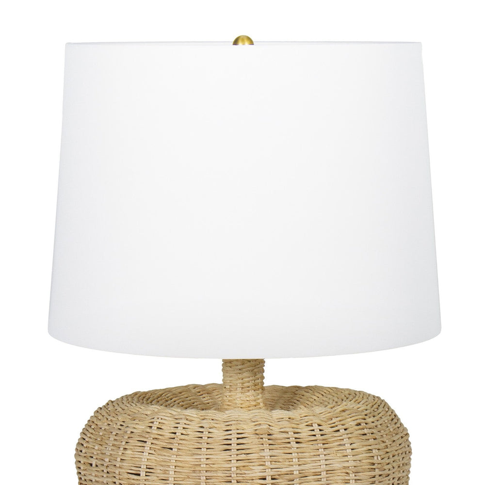 Avery Rattan Table Lamp.