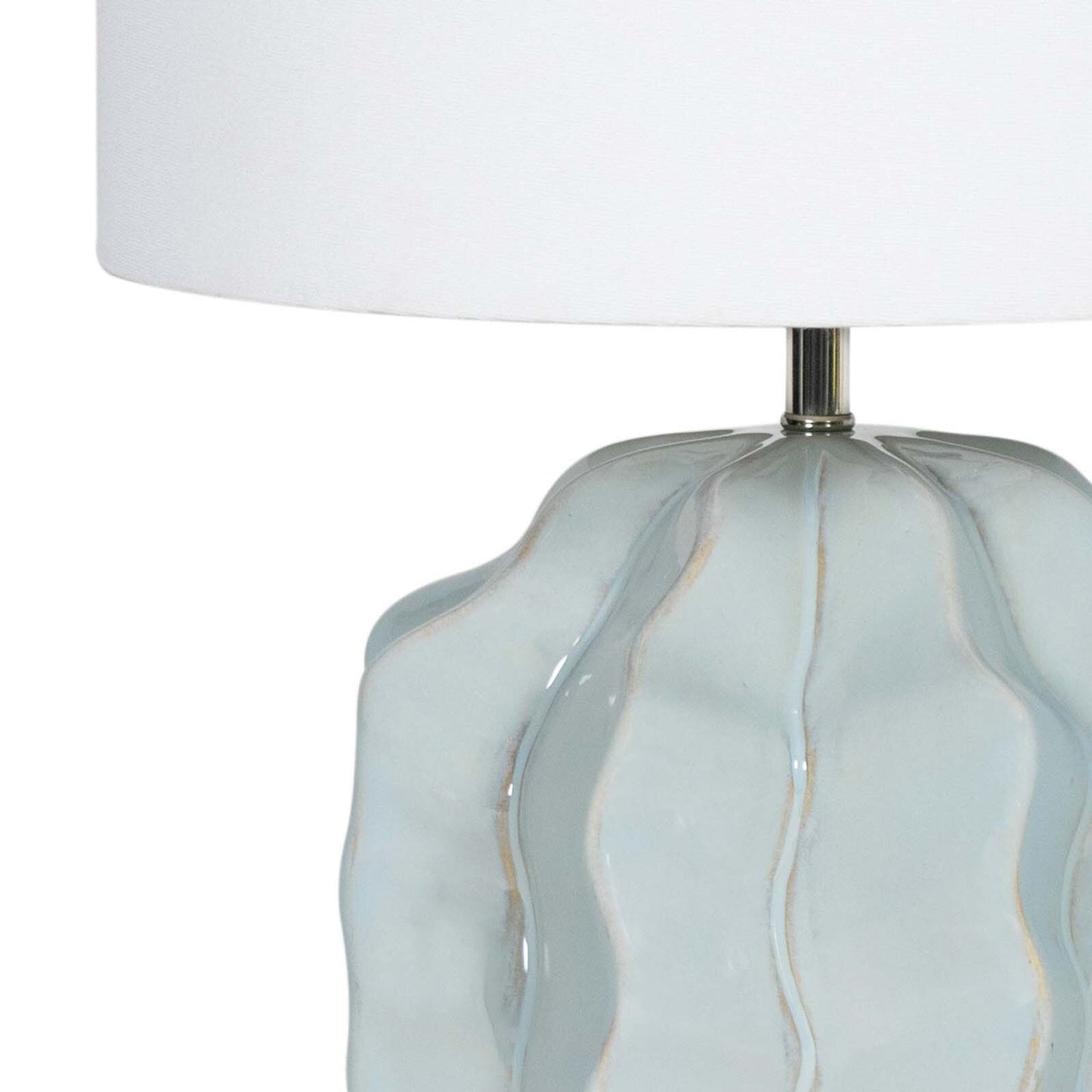 Destin Ceramic Mini Lamp (Spa Blue).