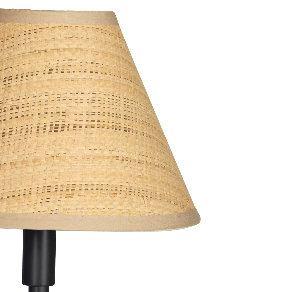 
                      
                        Polly Floor Lamp (Blackened Brass with Rattan Shade)
                      
                    