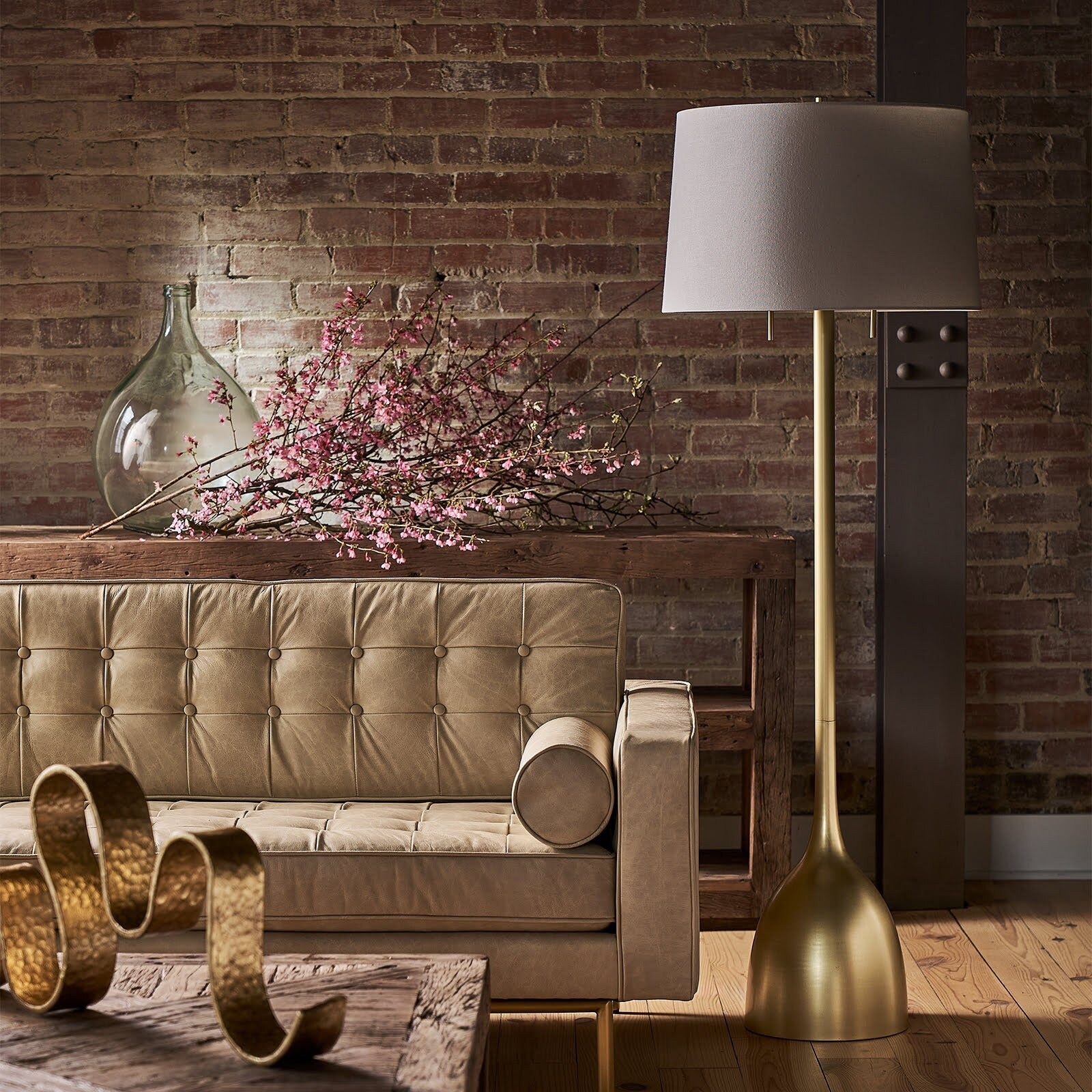 Logan Two Light Floor Lamp - Thumbnail 4