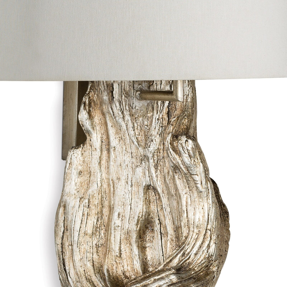 
                      
                        Driftwood Sconce (Ambered Silver Leaf).
                      
                    