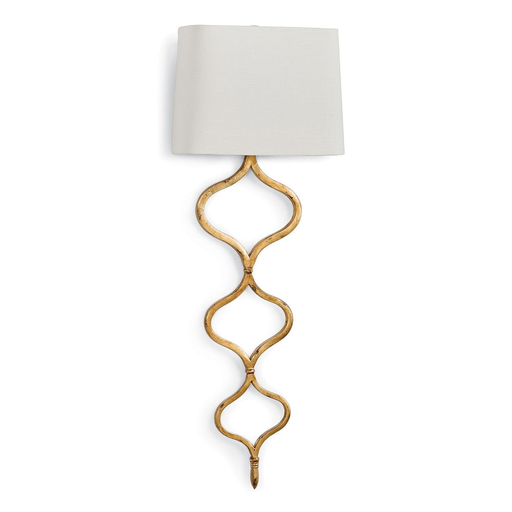 Sinuous Sconce (Gold Leaf)