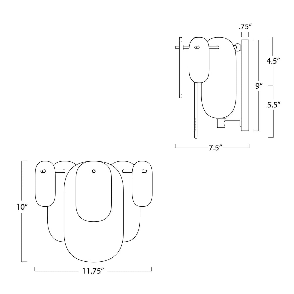 
                      
                        Echo Sconce (Polished Nickel).
                      
                    