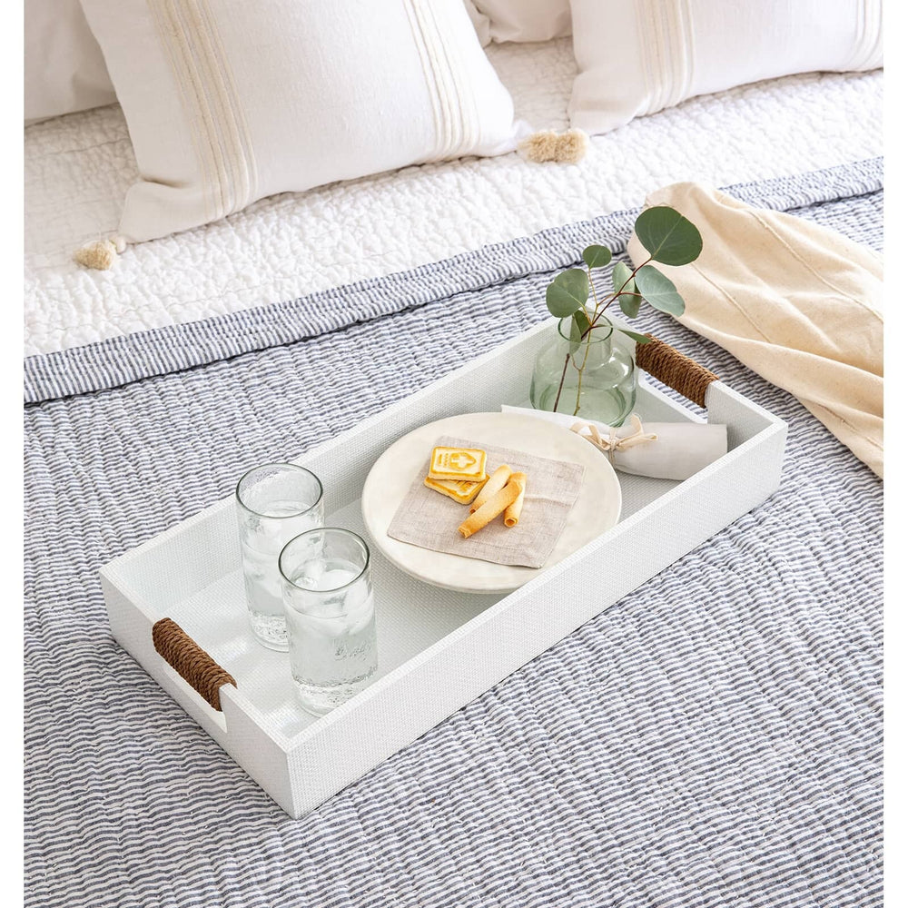 Logia Rectangle Tray Small (White).
