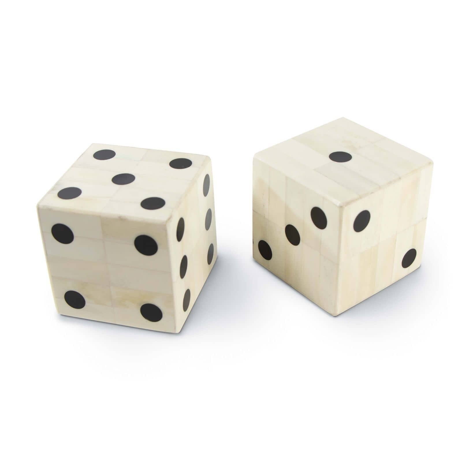 Oversized Bone Gaming Dice Pair - Thumbnail 2