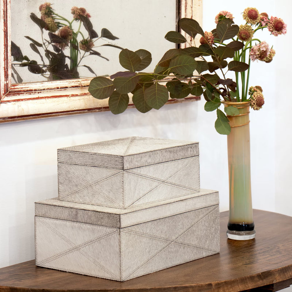 
                      
                        Andres Hair on Hide Box Set (Grey).
                      
                    