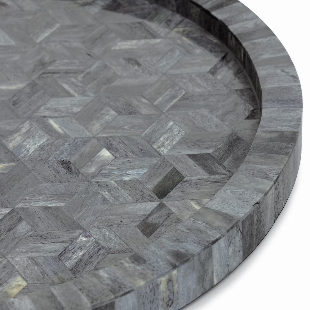 Jullian Bone Tray Small (Grey).