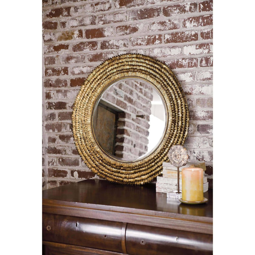 
                      
                        Petal Mirror Small (Gold).
                      
                    