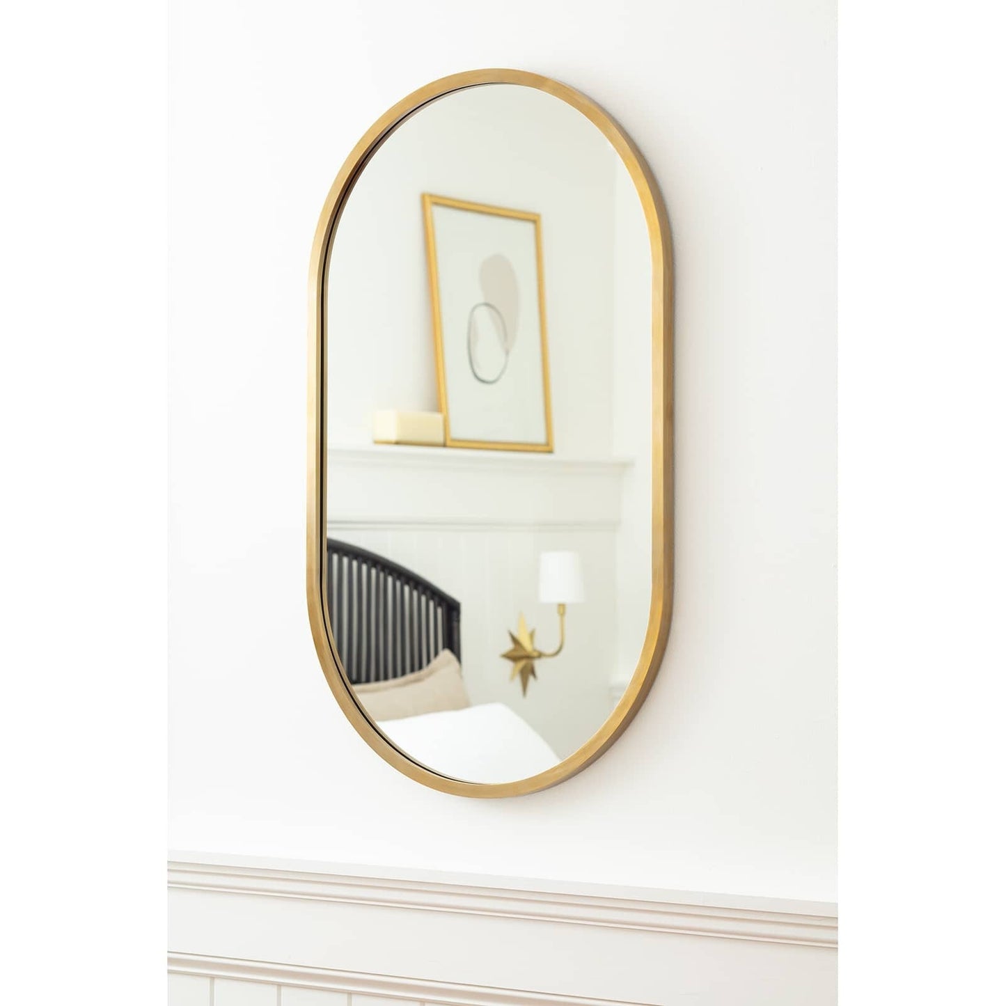 Canal Mirror (Natural Brass).