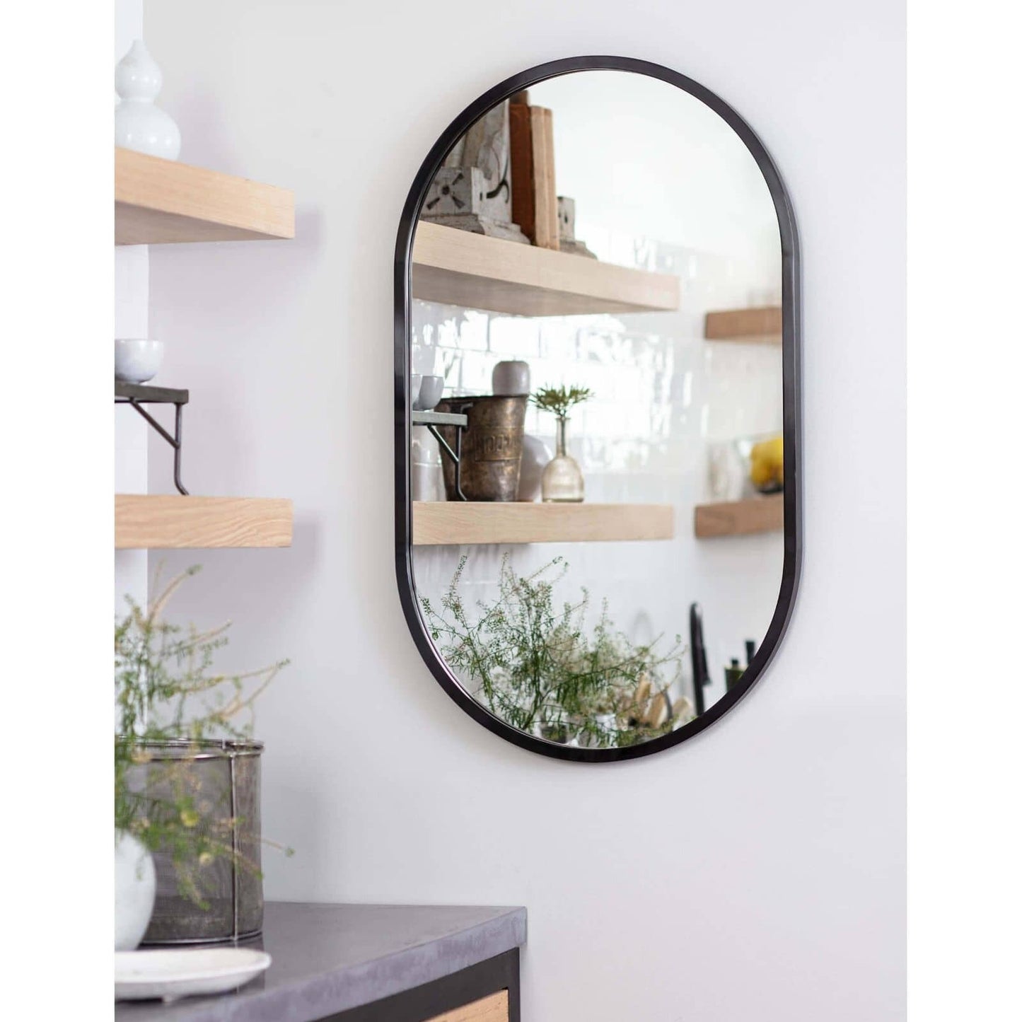 Canal Mirror (Polished Nickel).