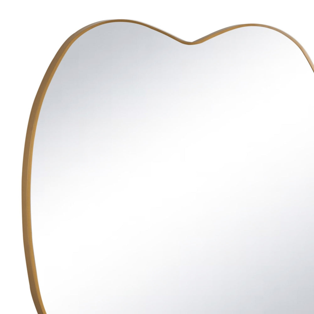 Mela Metal Mirror (Natural Brass).