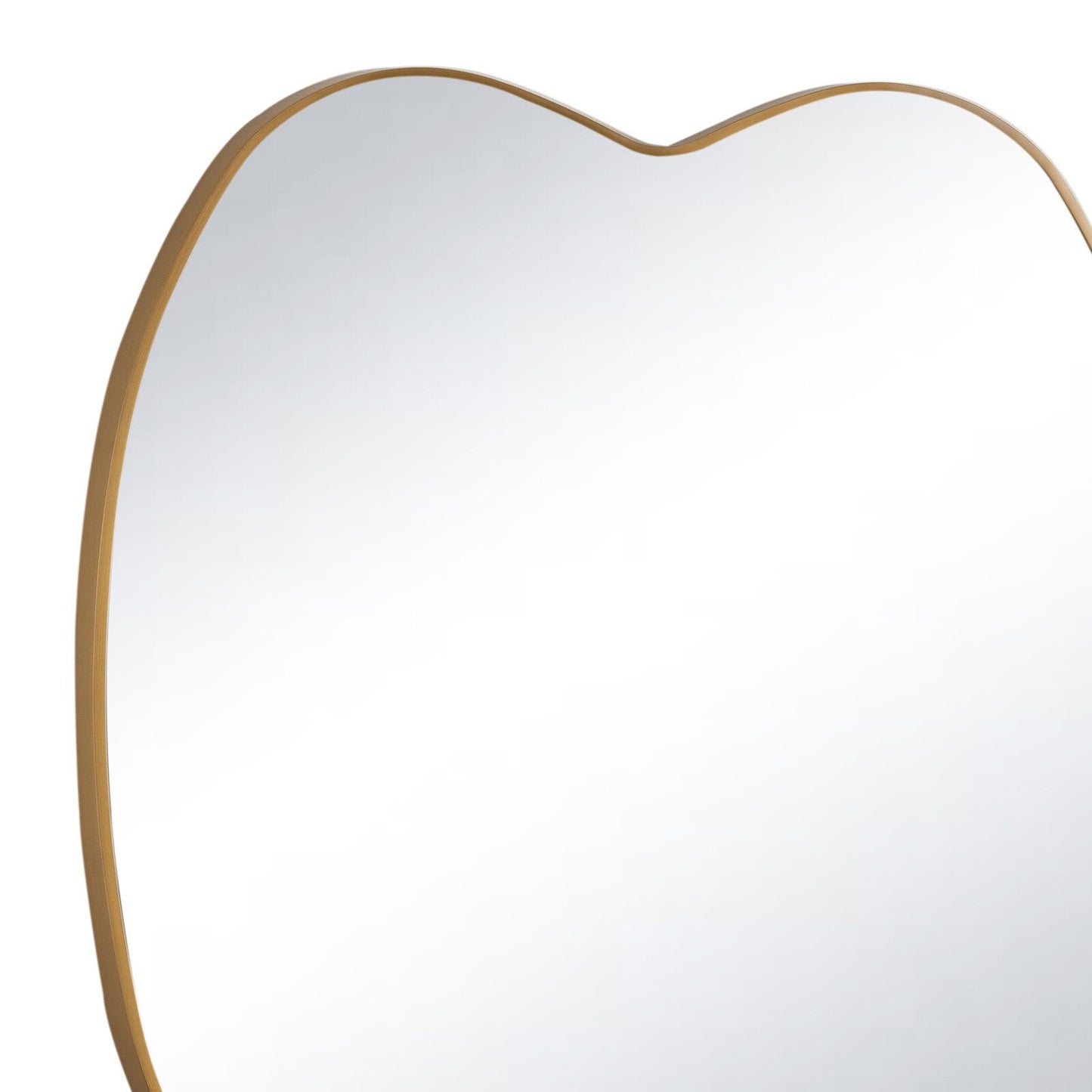 Mela Metal Mirror (Natural Brass).