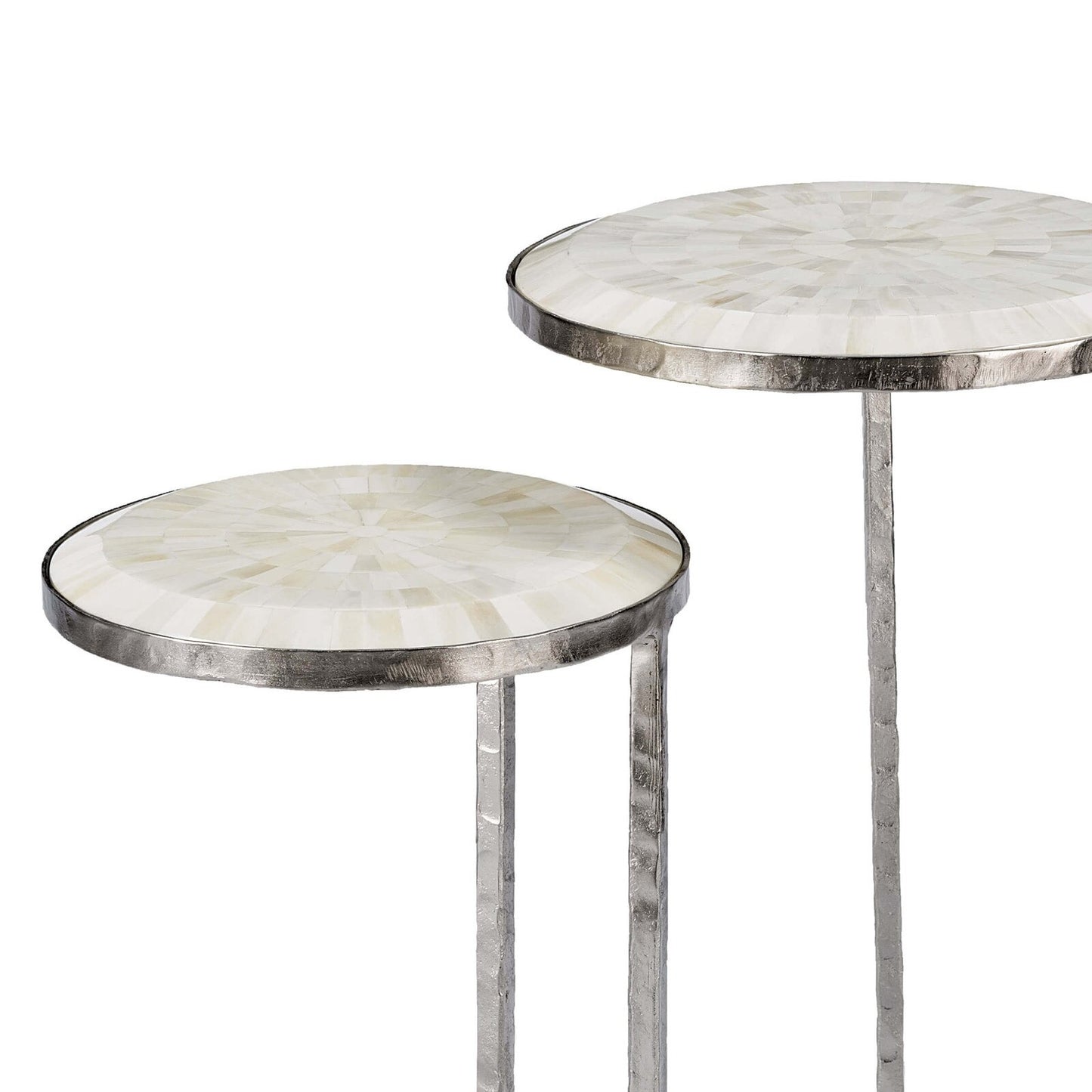 Bone Veneer Nesting Tables.