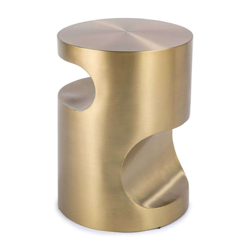 Nathan Side Table (Brass)