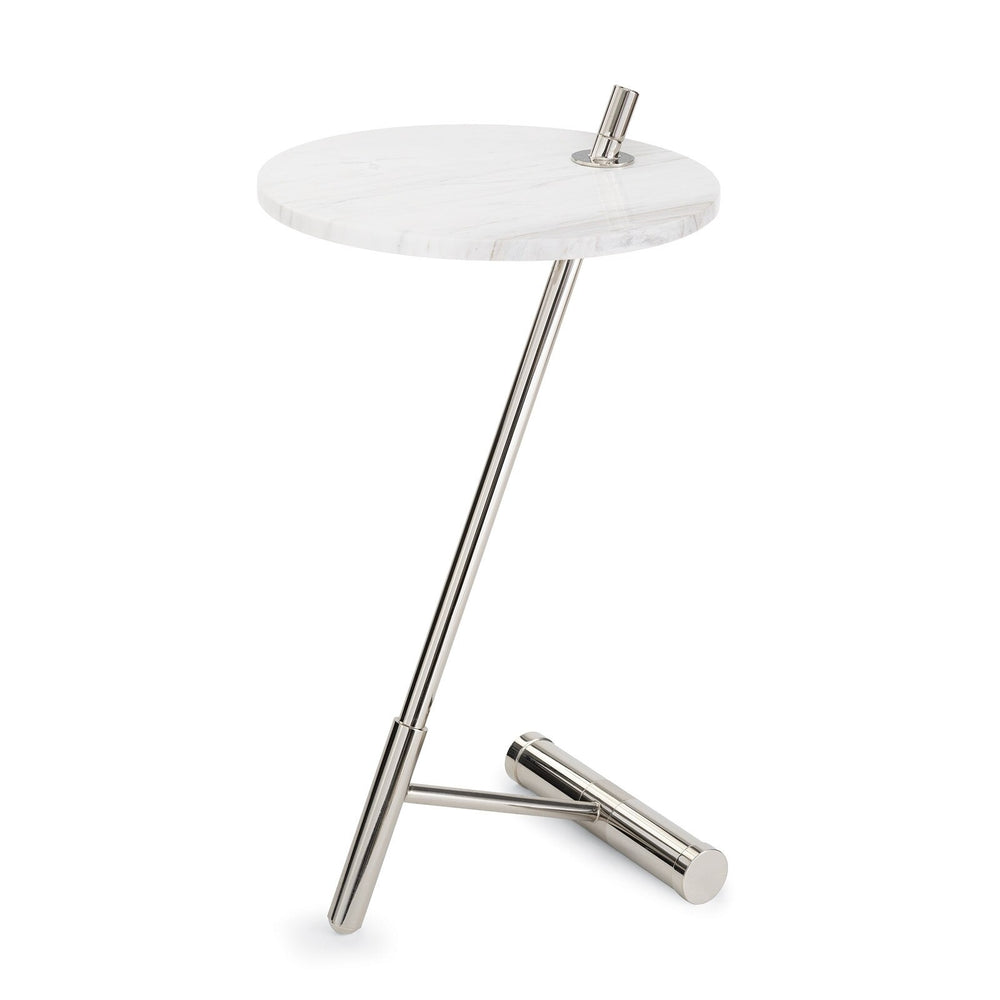 Spyder Accent Table (Polished Nickel)