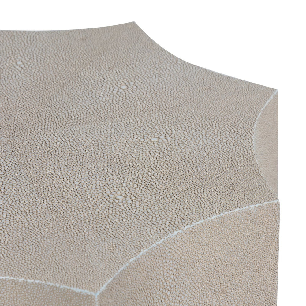 Marilyn Shagreen Side Table Small (Ivory Grey)