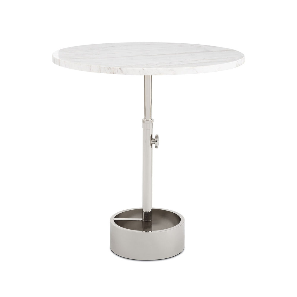 Myles Accent Table Large (Polished Nickel)