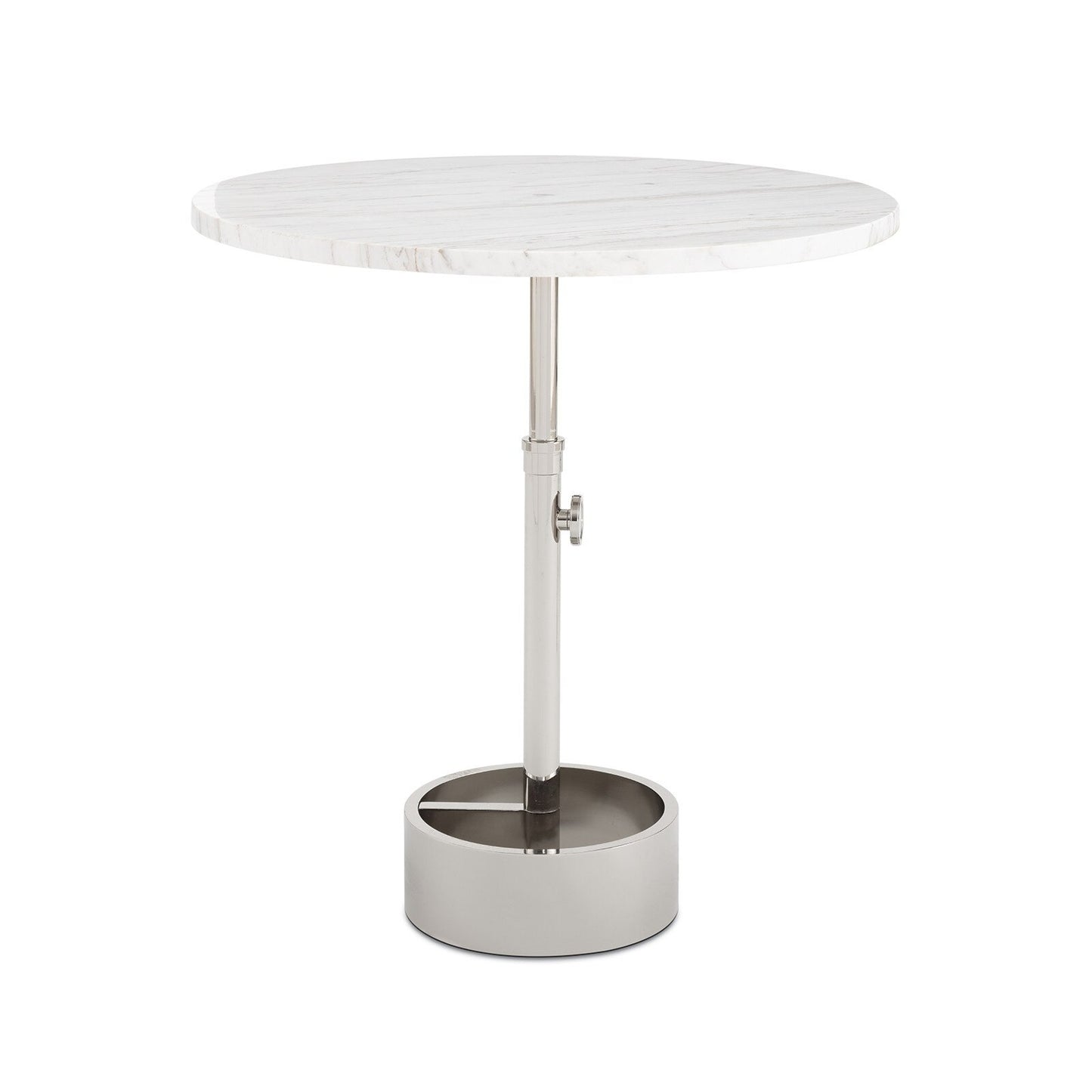 Myles Accent Table Large (Polished Nickel)
