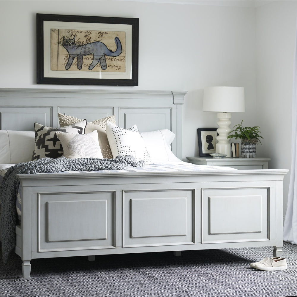 
                      
                        Summer Hill - French Gray Queen Panel Bed
                      
                    