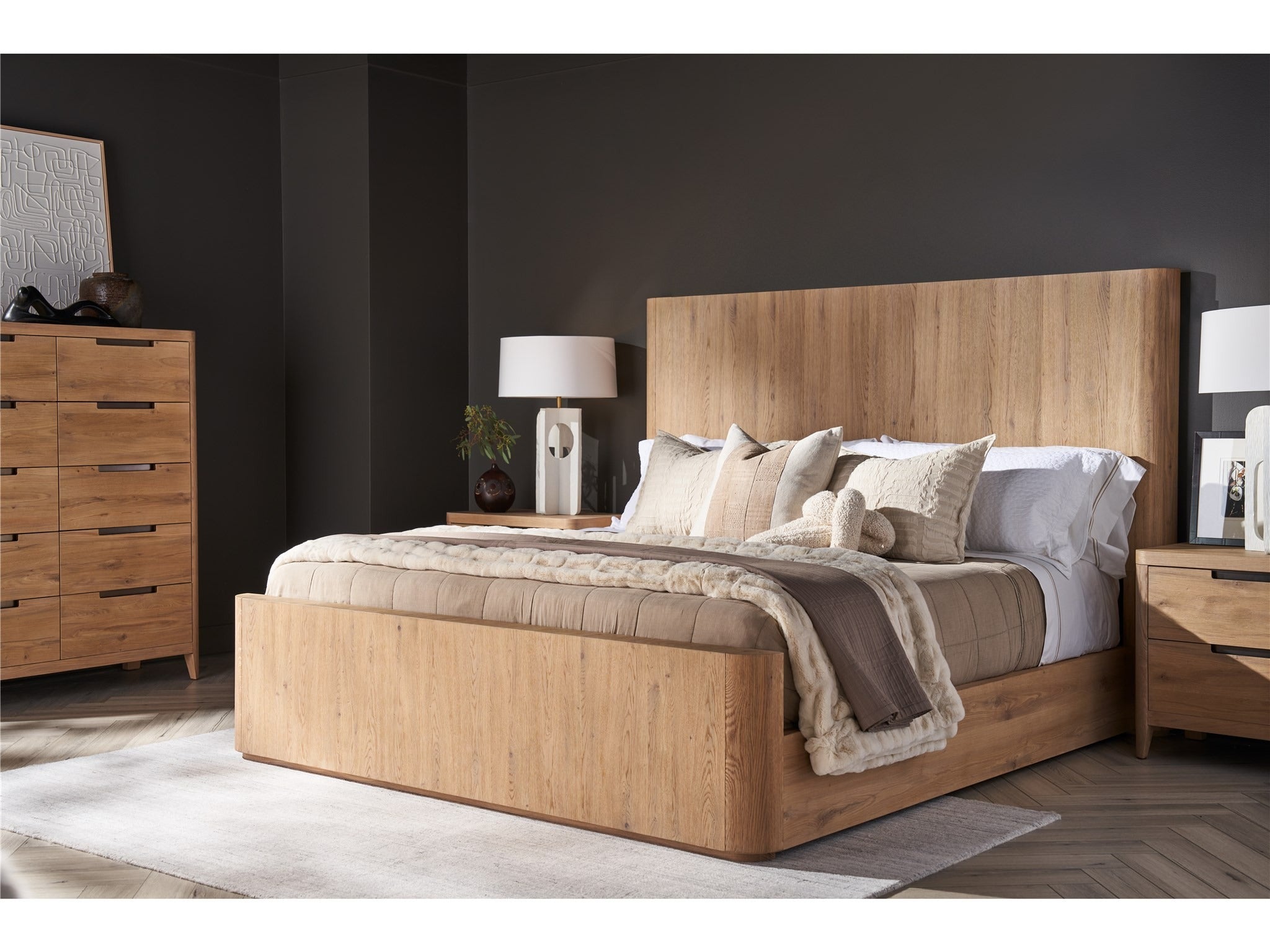 New Modern Walker Panel Bed
