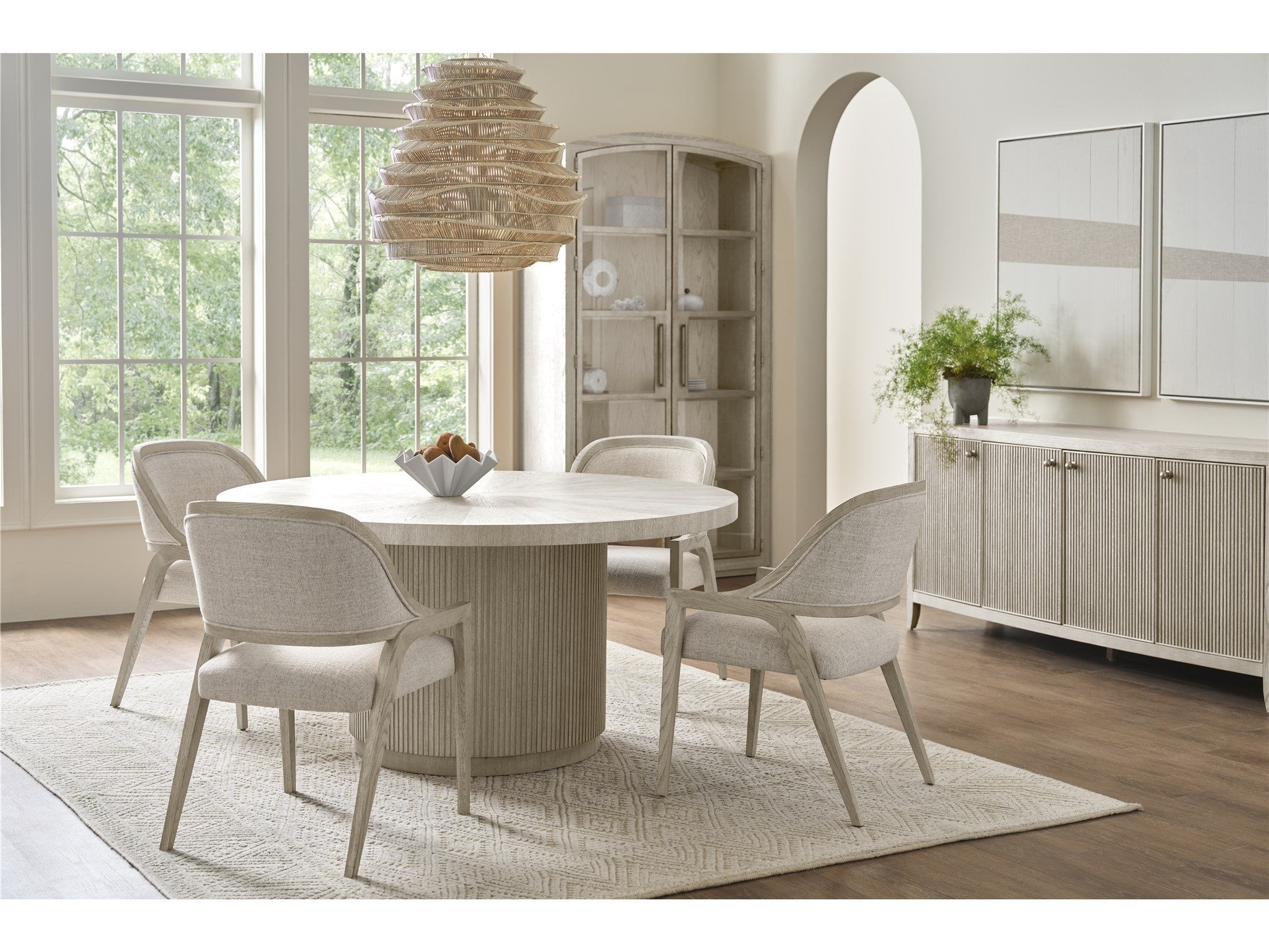 Avaline Arm Chair - White Oak - Thumbnail 2