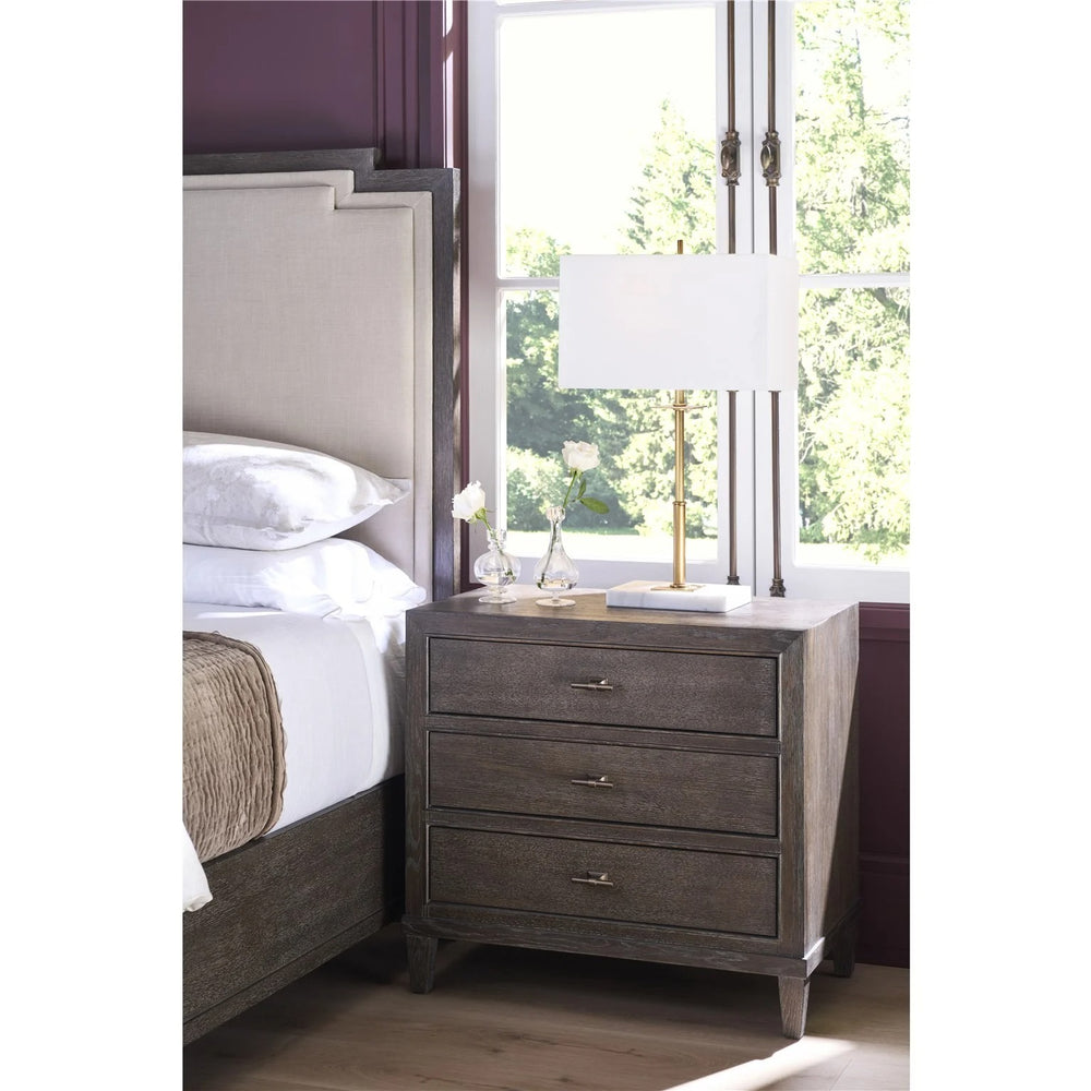 
                      
                        Cocoa Nightstand - Three Drawers
                      
                    