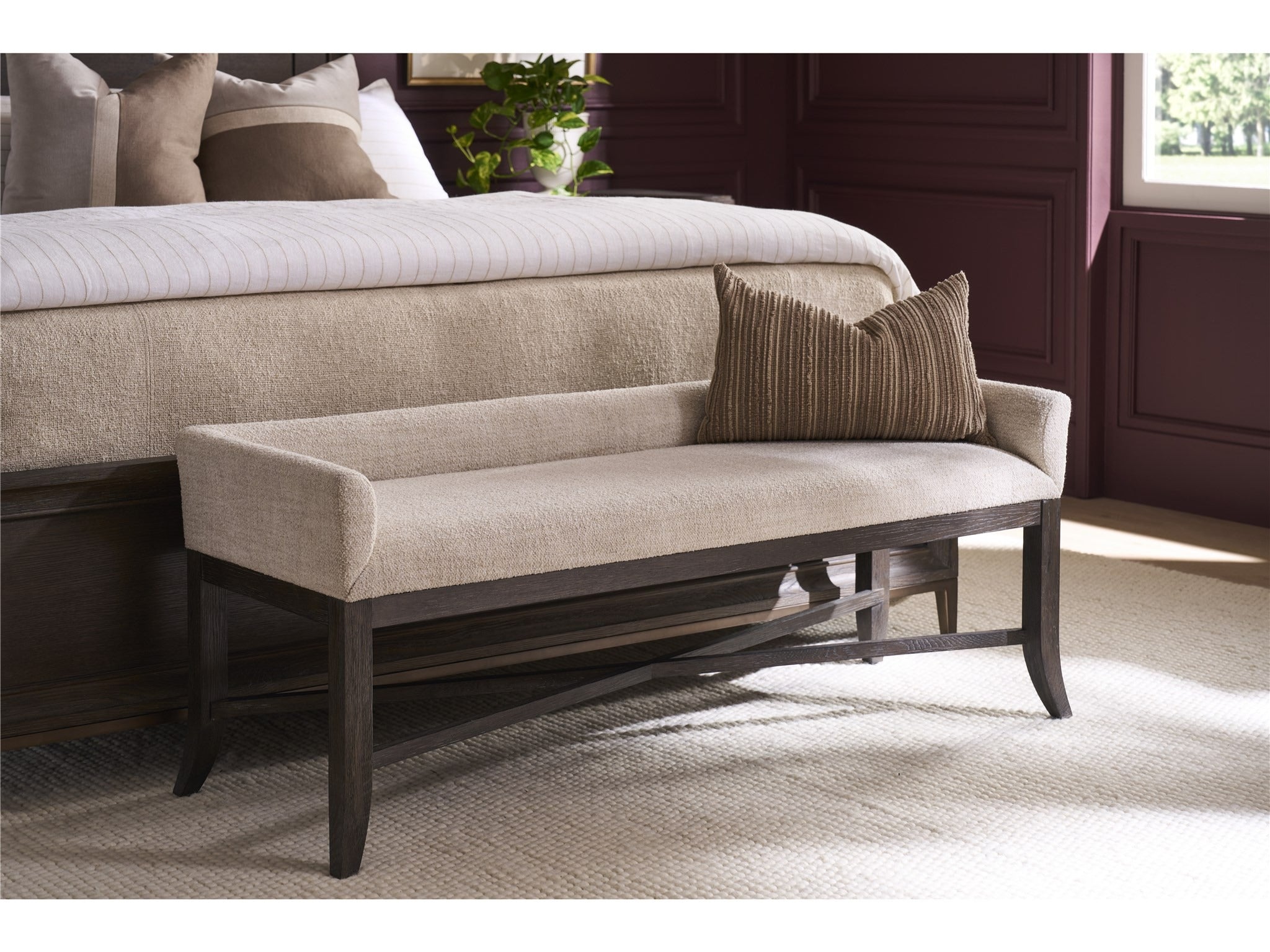 Universal Furniture Montclair Bench - Thumbnail 2