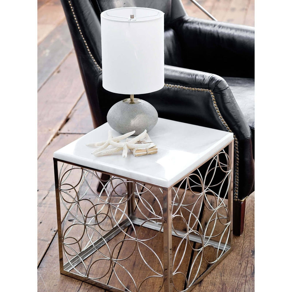 
                      
                        Concrete Mini Orb Lamp.
                      
                    