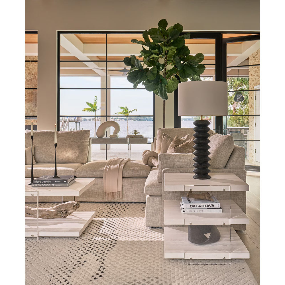 
                      
                        Accordion Table Lamp (Ebony).
                      
                    