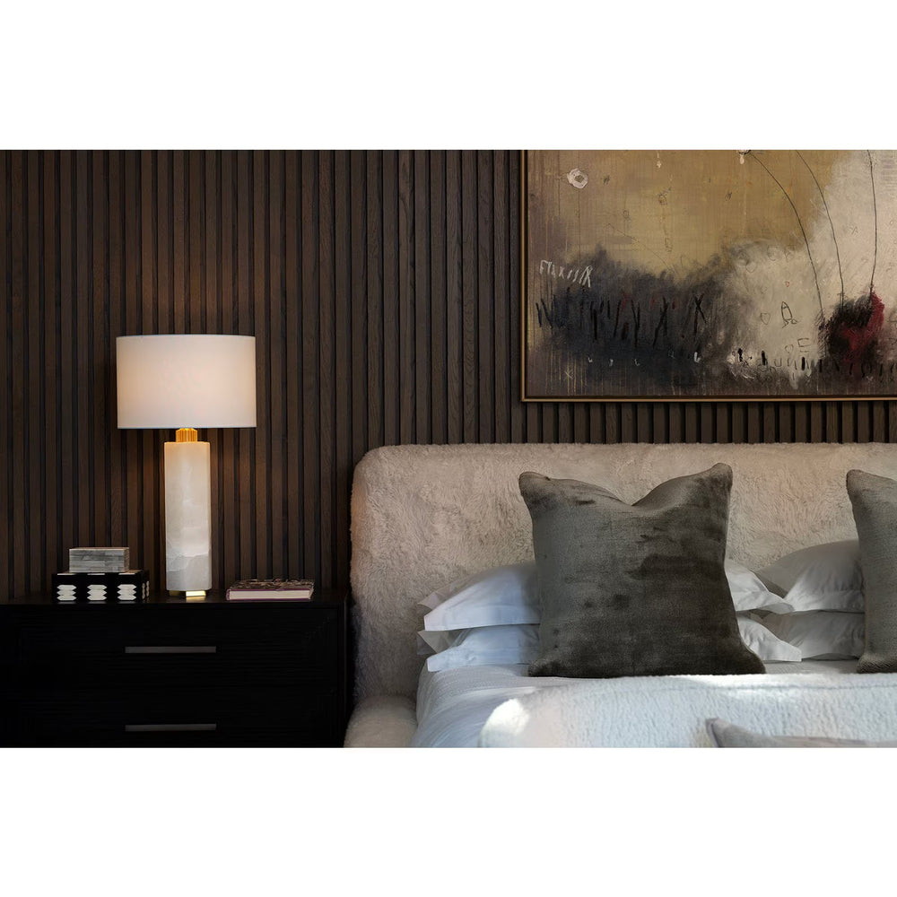 
                      
                        Gear Alabaster Table Lamp.
                      
                    