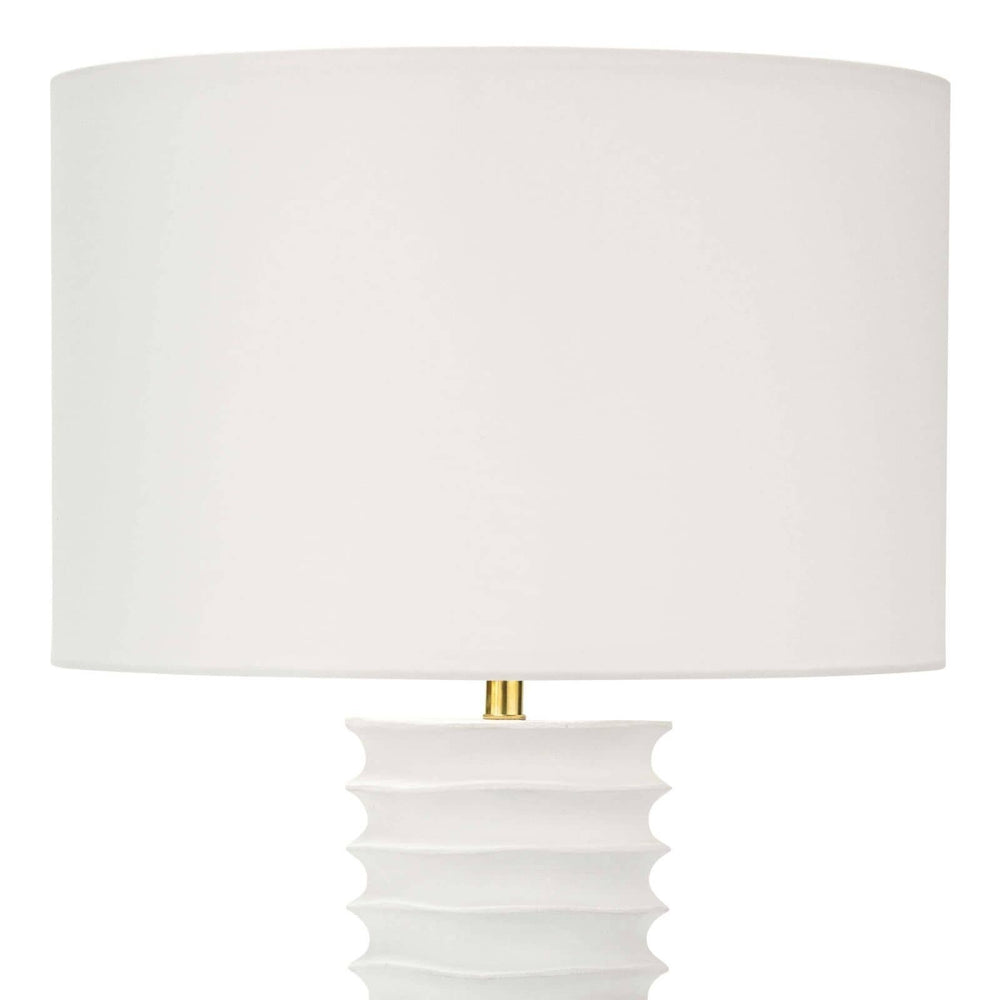 Nabu Metal Column Table Lamp (White)