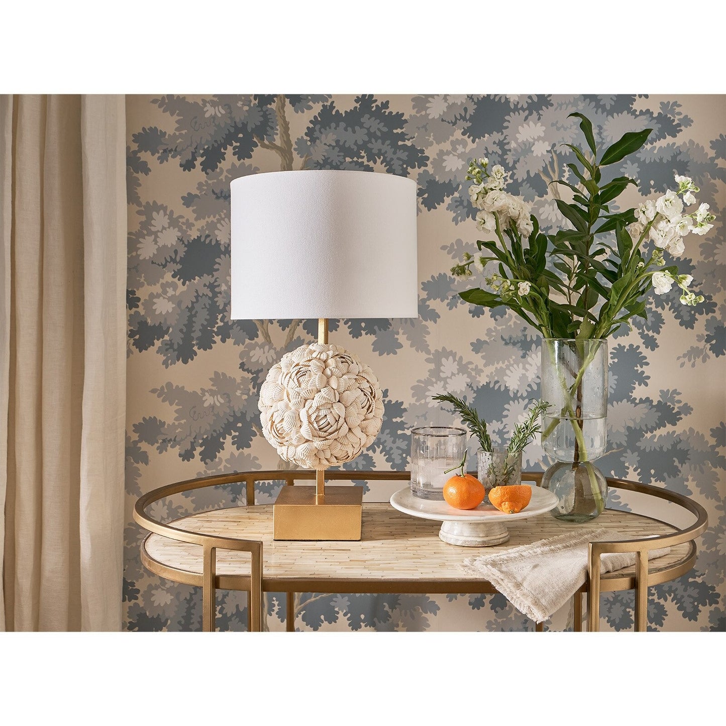 Brittney Mini Shell Lamp.