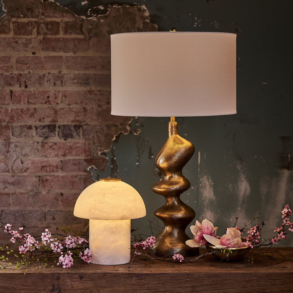 
                      
                        Blobby Table Lamp (Brass).
                      
                    