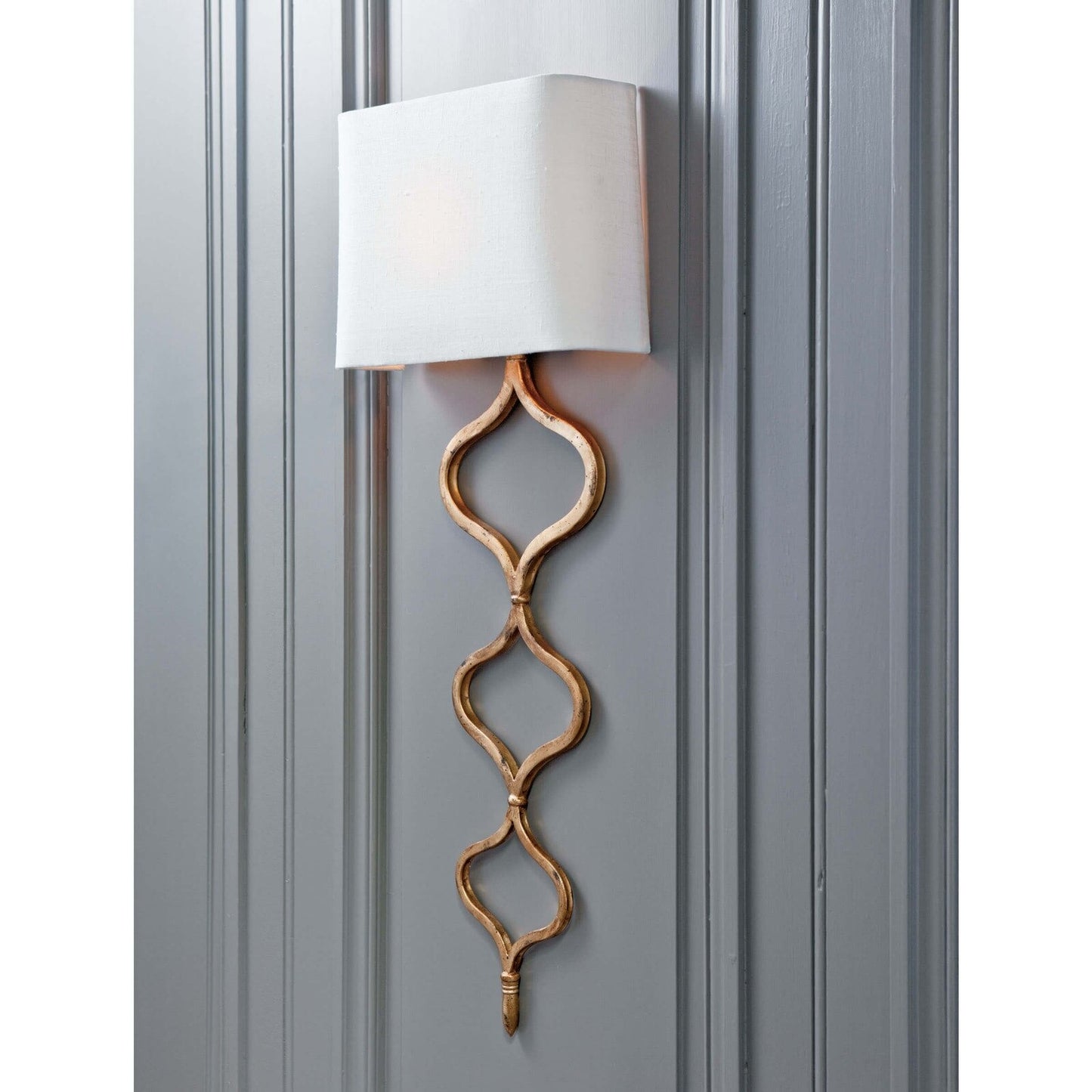 Sinuous Sconce (Gold Leaf)