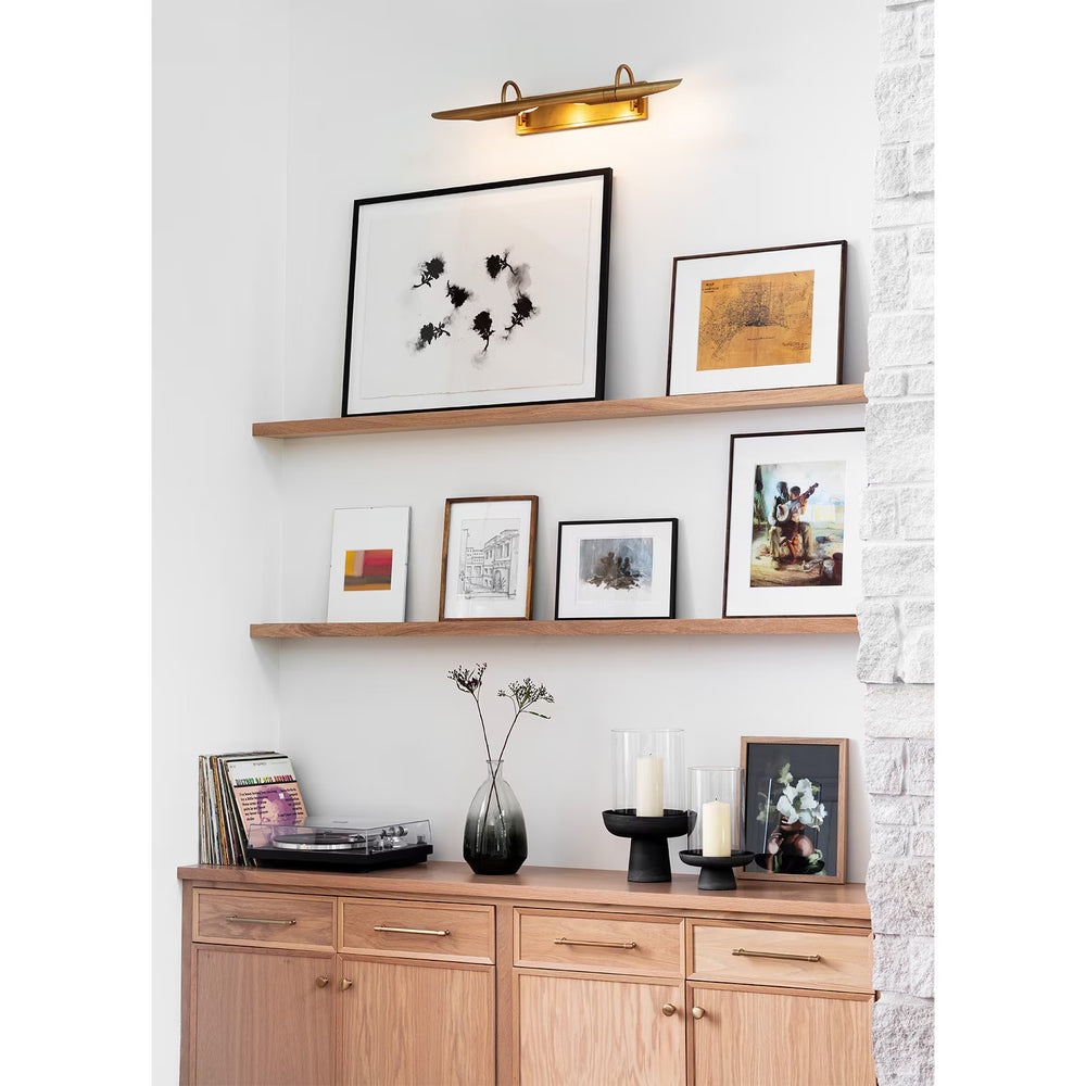 
                      
                        Redford Picture Light Large (Natural Brass).
                      
                    