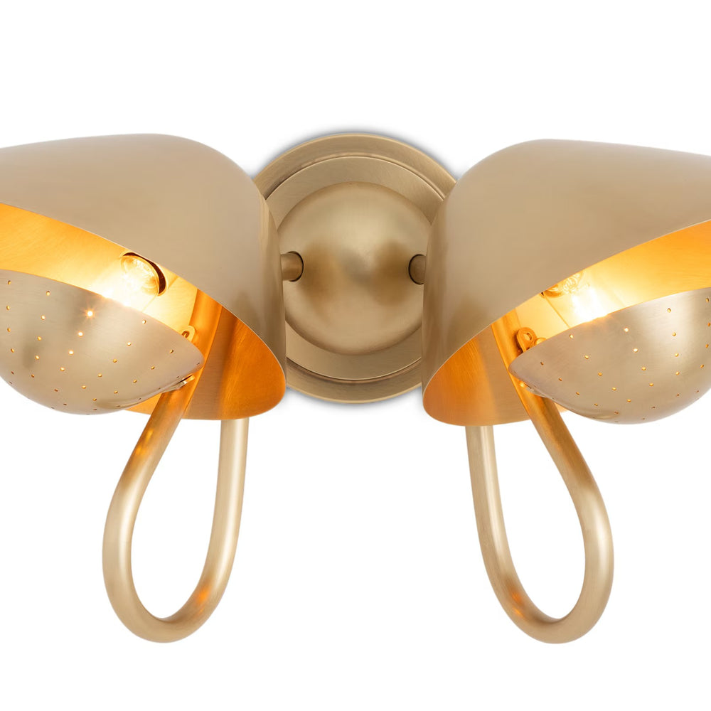 
                      
                        Keaton Sconce Double (Natural Brass)
                      
                    