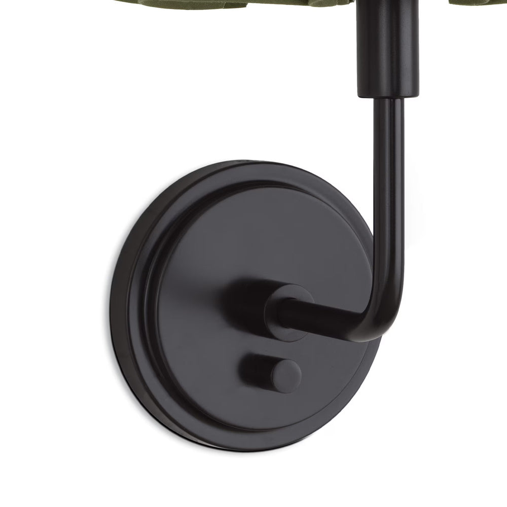 
                      
                        Polly Sconce Single (Blackened Brass with Green Scalloped Shade)
                      
                    