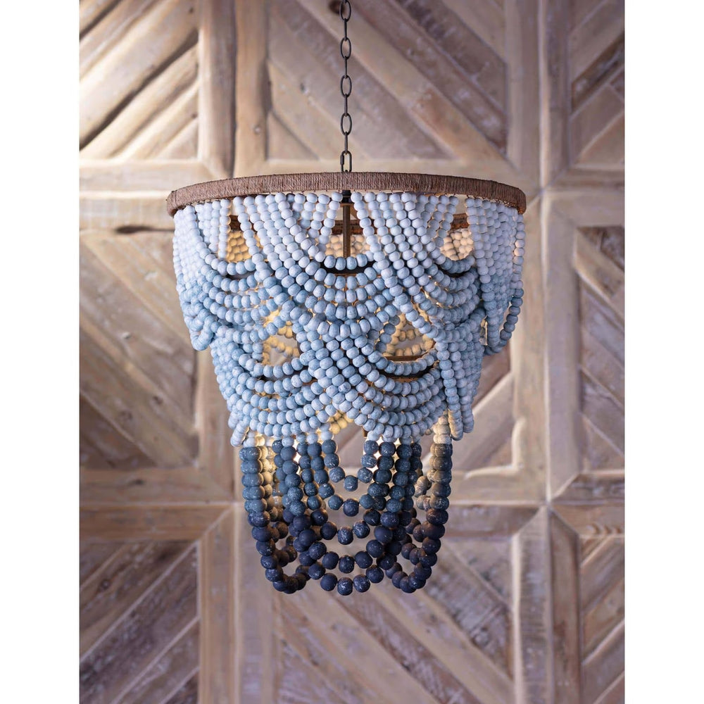 
                      
                        Ombre Wood Bead Chandelier
                      
                    
