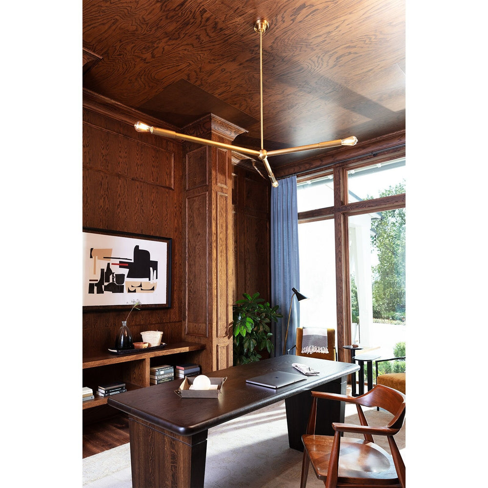 Talon Chandelier (Natural Brass)