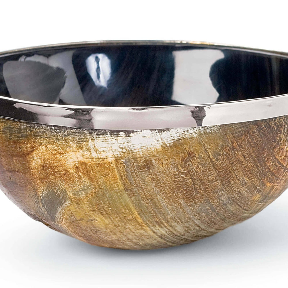 
                      
                        Polished Horn And Brass Bowl.
                      
                    
