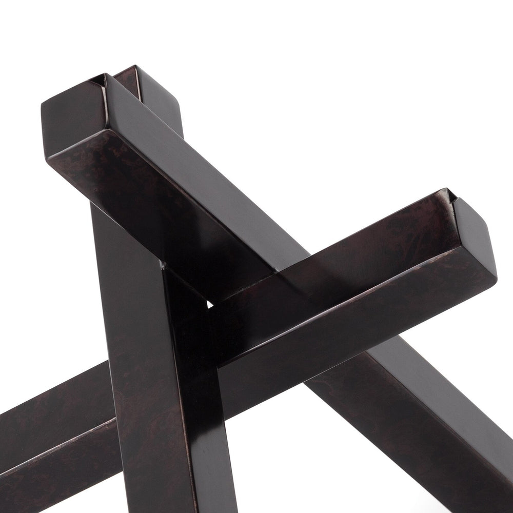 
                      
                        Intersecting Sculpture (Blackened Zinc).
                      
                    