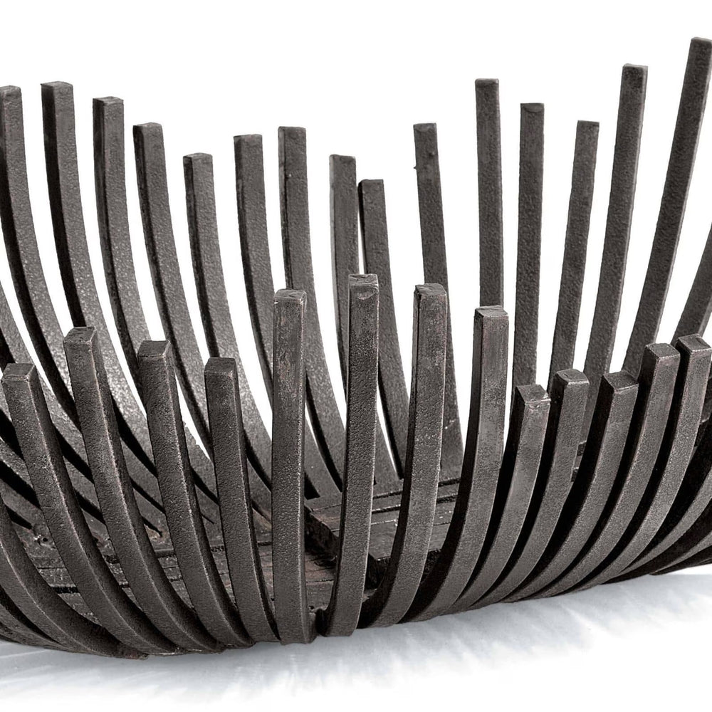 
                      
                        Webbed Bowl Oblong (Blackened Iron)
                      
                    