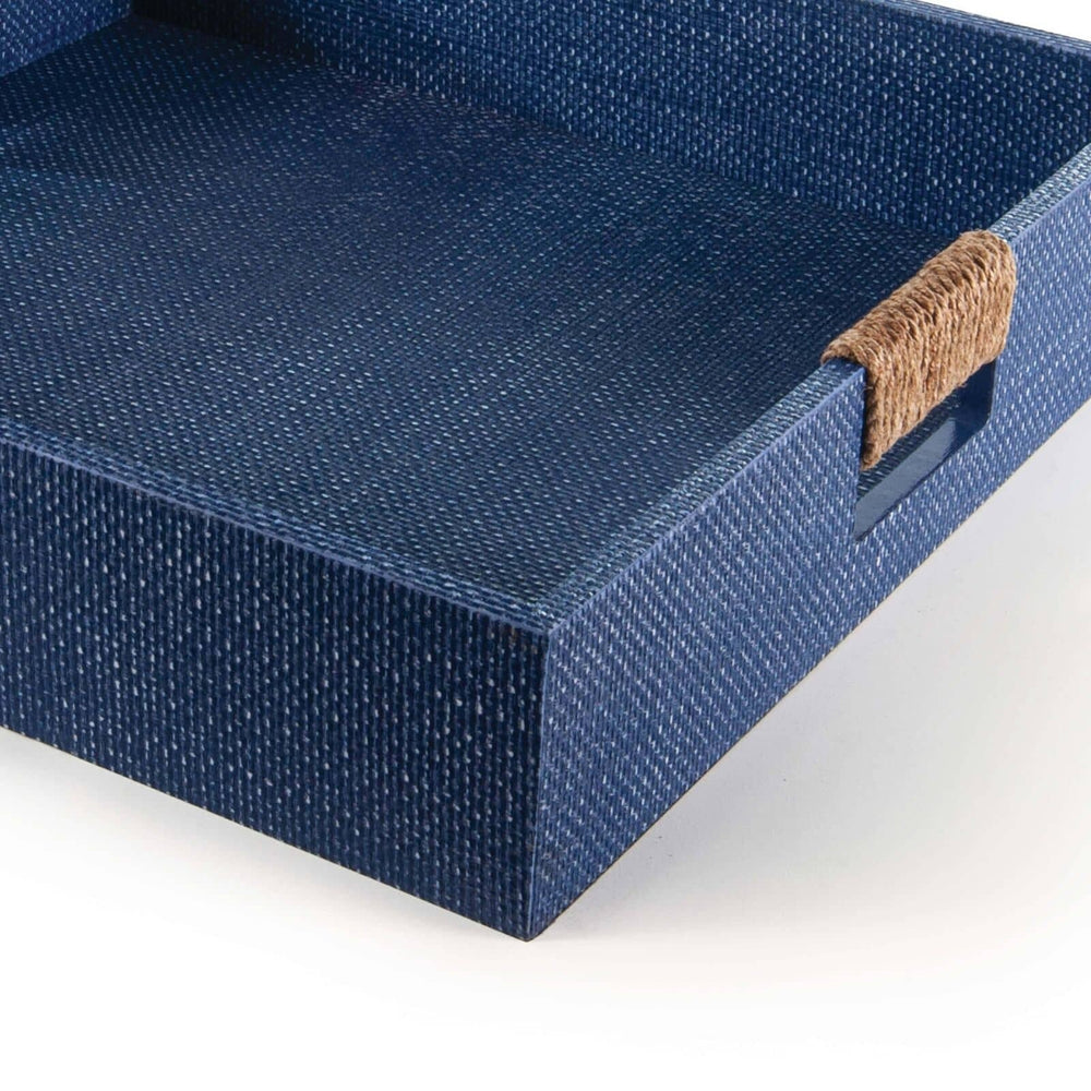 
                      
                        Logia Square Tray Large (Indigo).
                      
                    