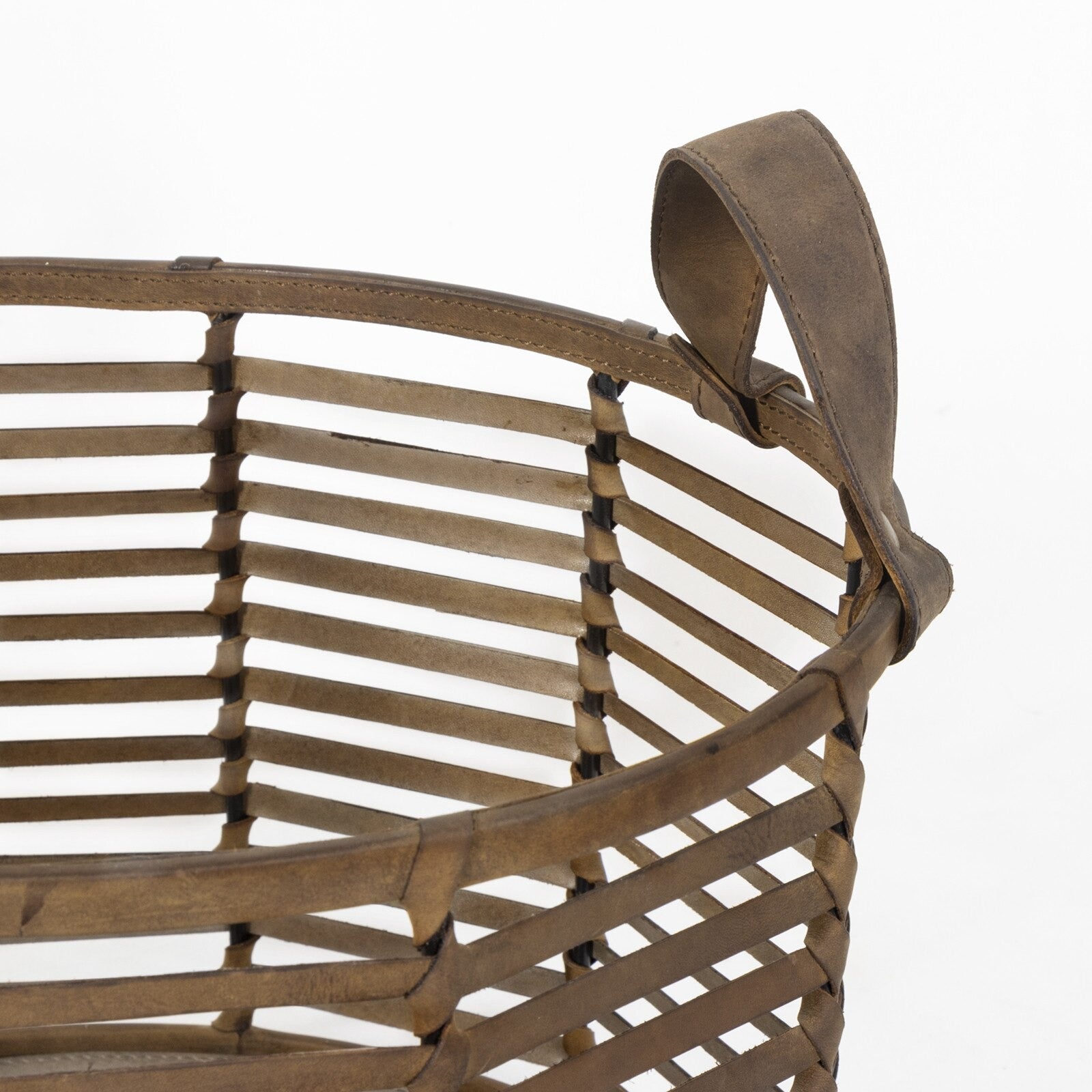 Finn Leather Basket - Thumbnail 3